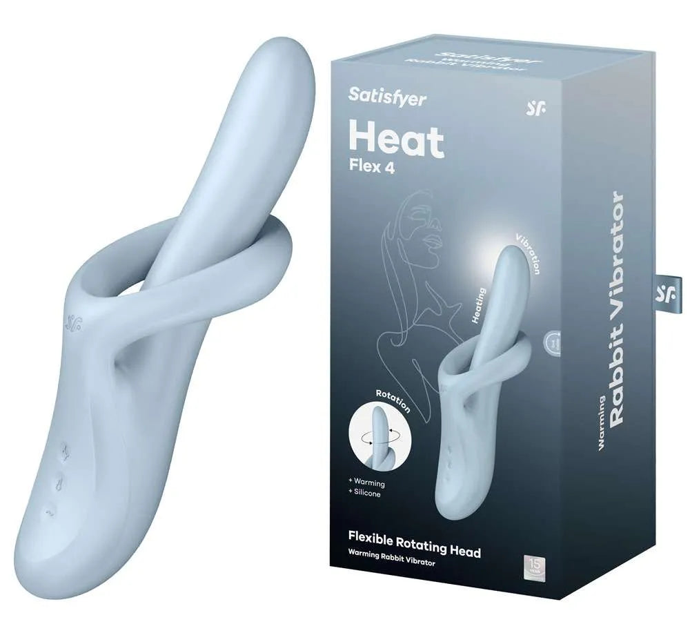 Rabbitvibrator 'Heat Flex 4' Värmande