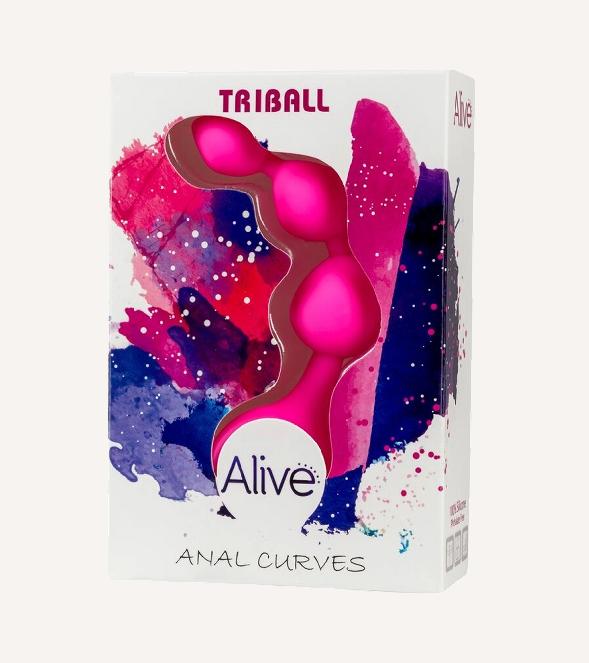 Analkulor Triball Rosa 3 Kulor Silikon Rosa