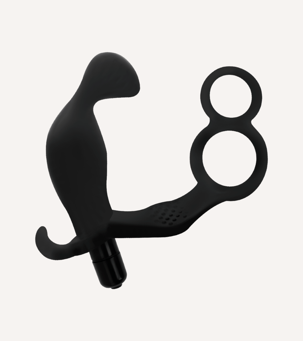 Buttplug Dubbel Penisring för Penis och Testiklar