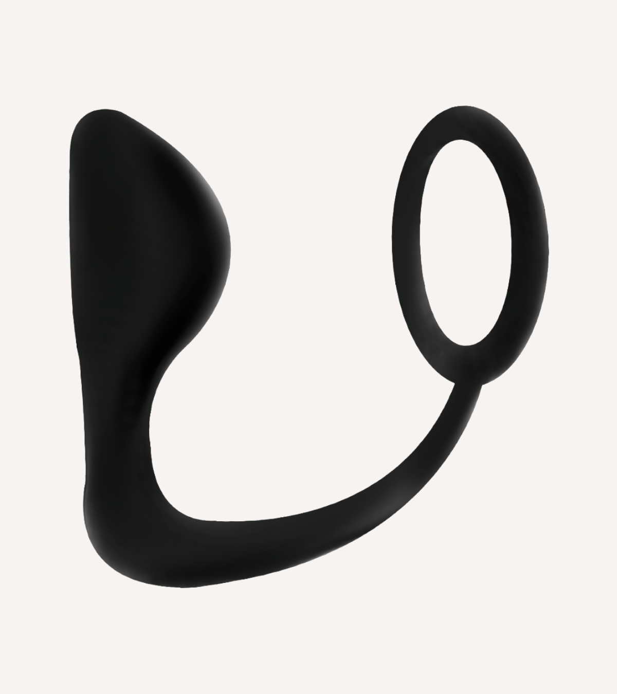 Buttplug med Penisring Svart