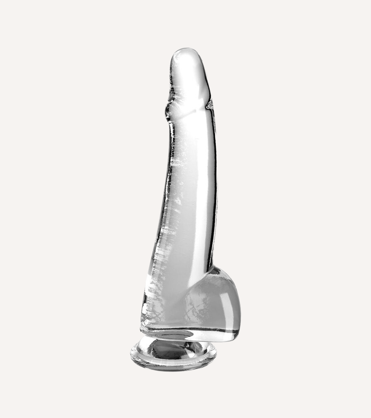 Dildo Clear Realistisk 19 cm