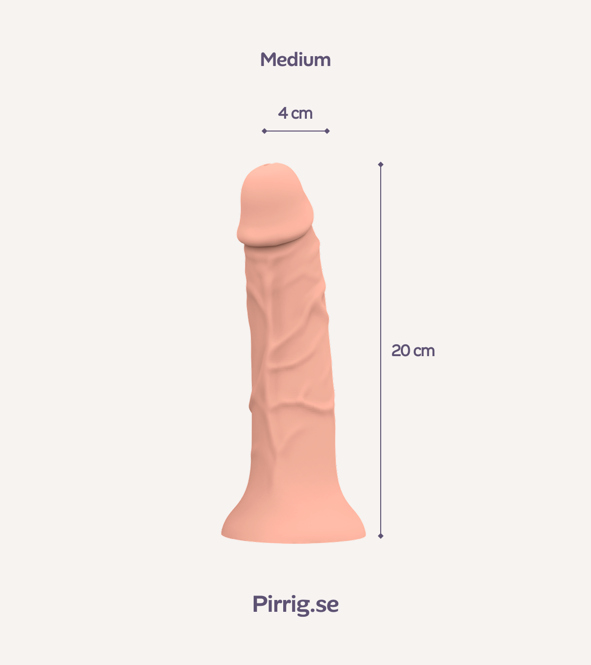 Dildo Vibrerande 'Asher' S/M