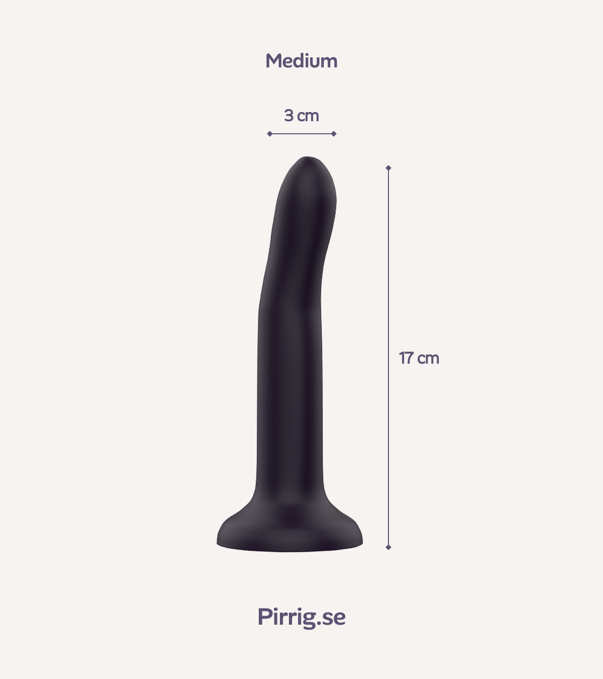 Dildo 'Duman' Färgskiftande S/M/L