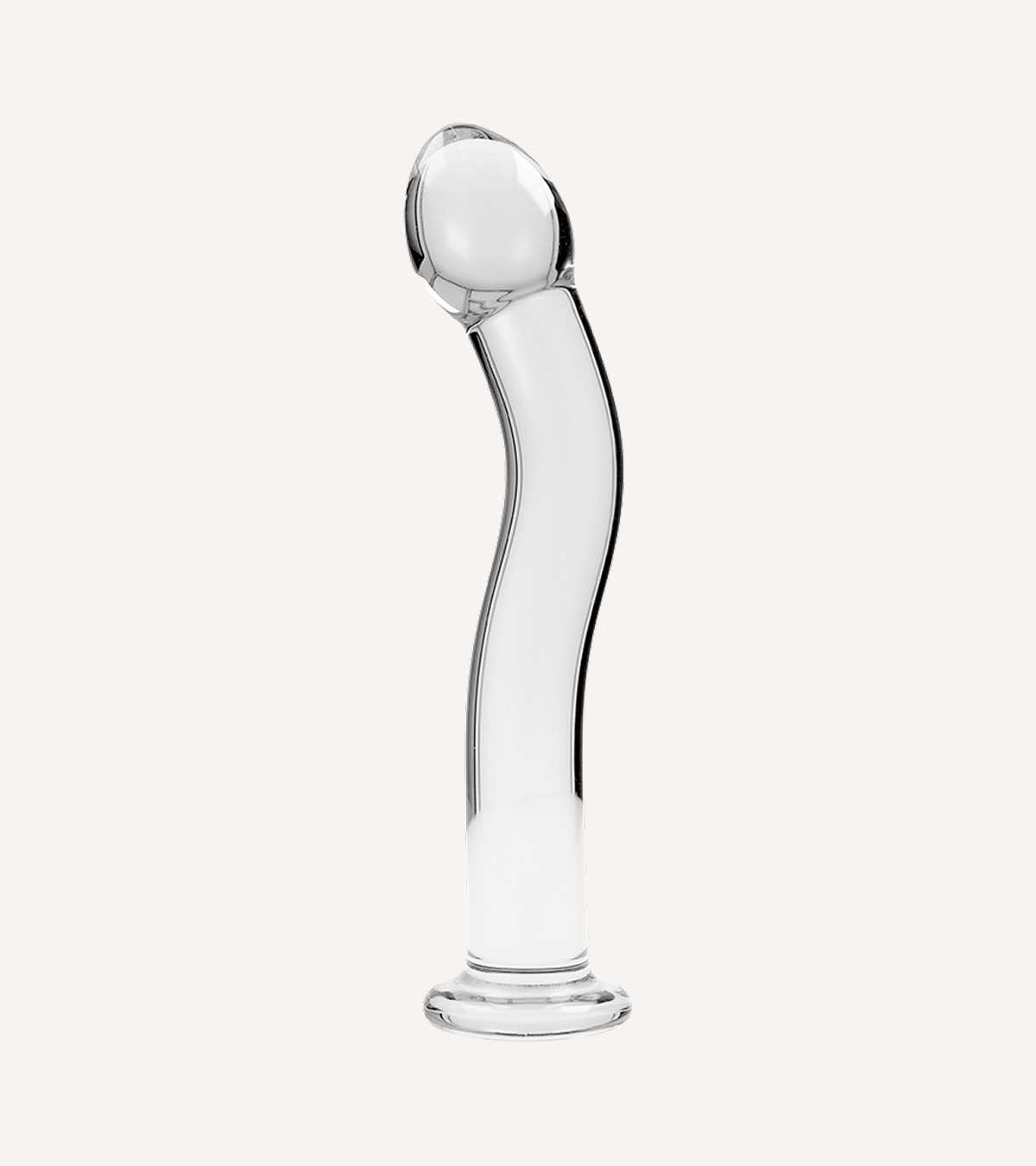 Dildo 'No. 18' i Borosilikatglas 18,5 cm