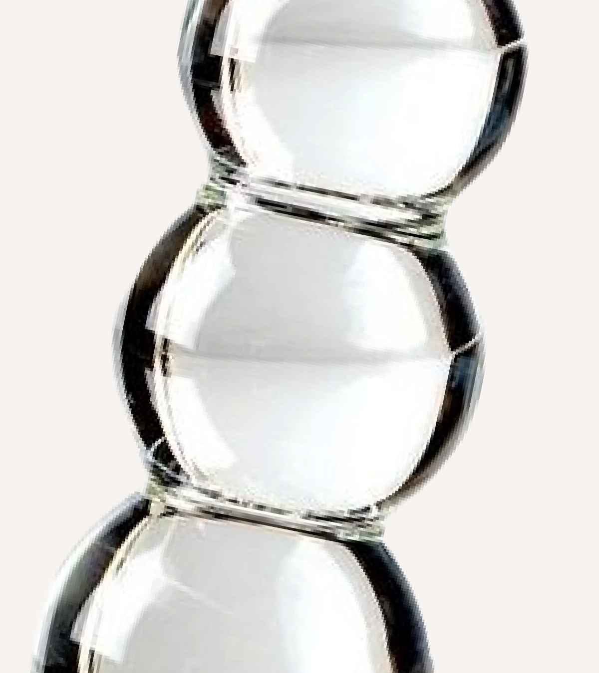 Dildo 'No 2' i Glas 22 cm