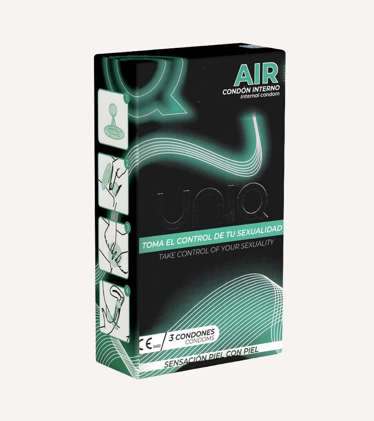 Femidom 'Air' Latexfri 3-pack