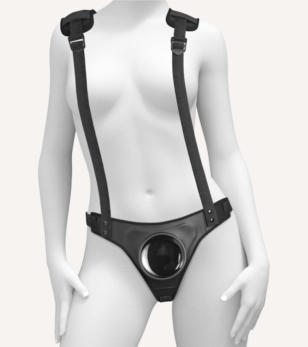 Harness 'Body Dock' med Hängslen