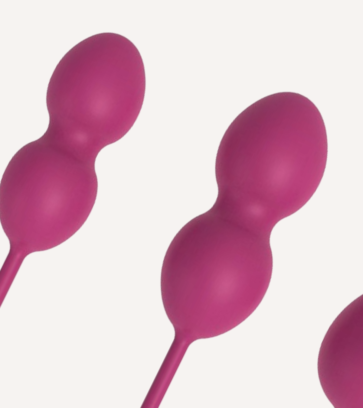 Knipkulor Burgundy 3 st