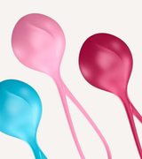 Knipkulor Träningsset 3 st Rosa/Röd/Blå