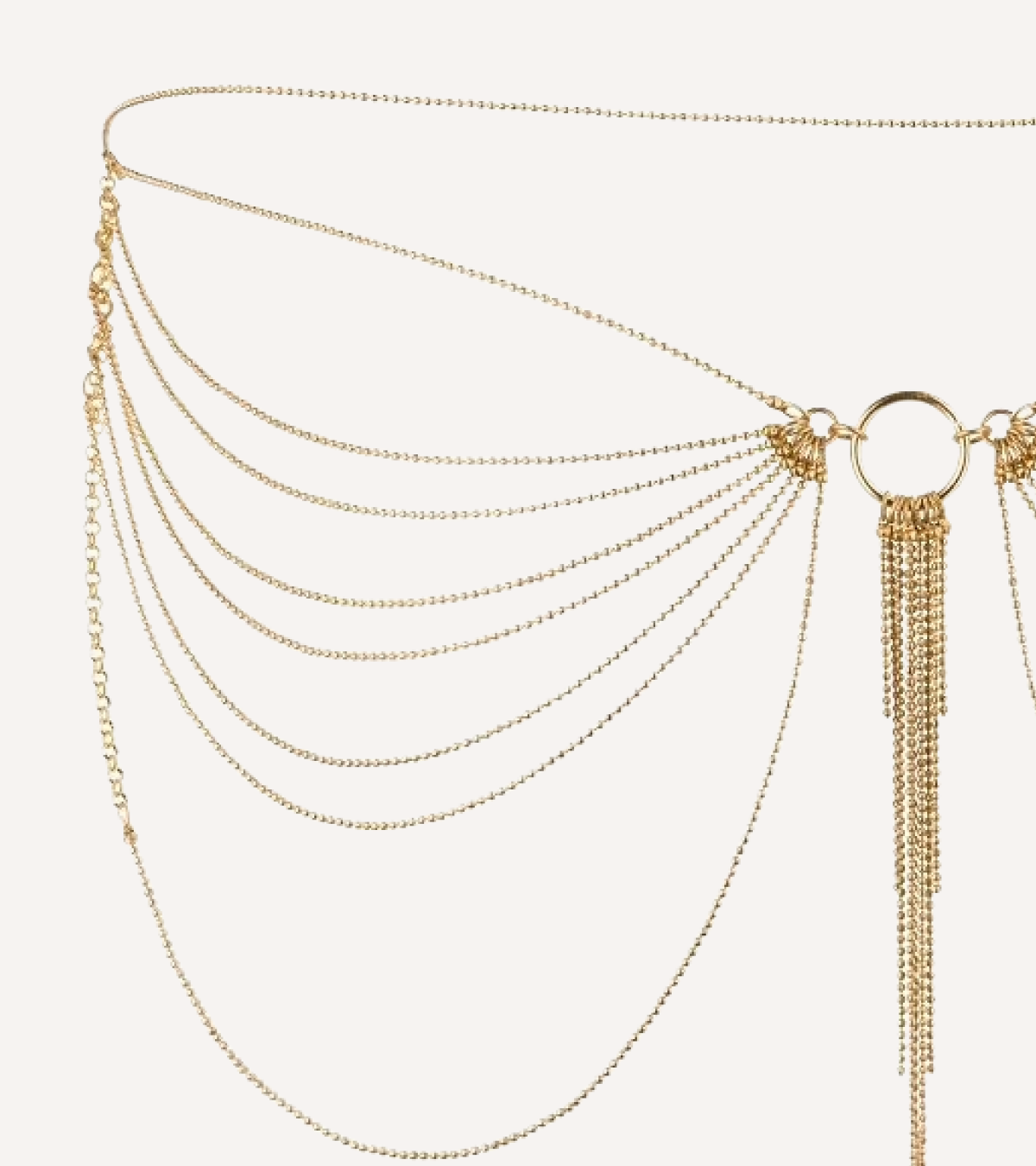 Midjesmycke 'Magnifique' Metallkedjor Guldfärgade