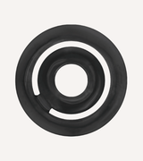 Penisring Potenz i Silikon Svart/Transparent