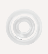 Penisring Potenz i Silikon Svart/Transparent