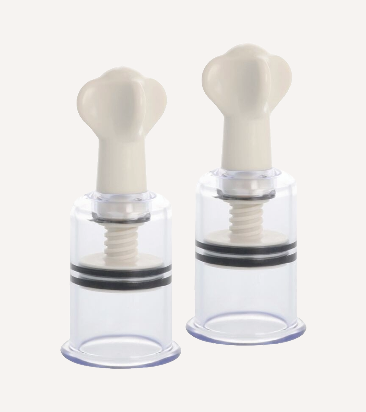 Pump Set om 2 Transparent Ø 5 cm