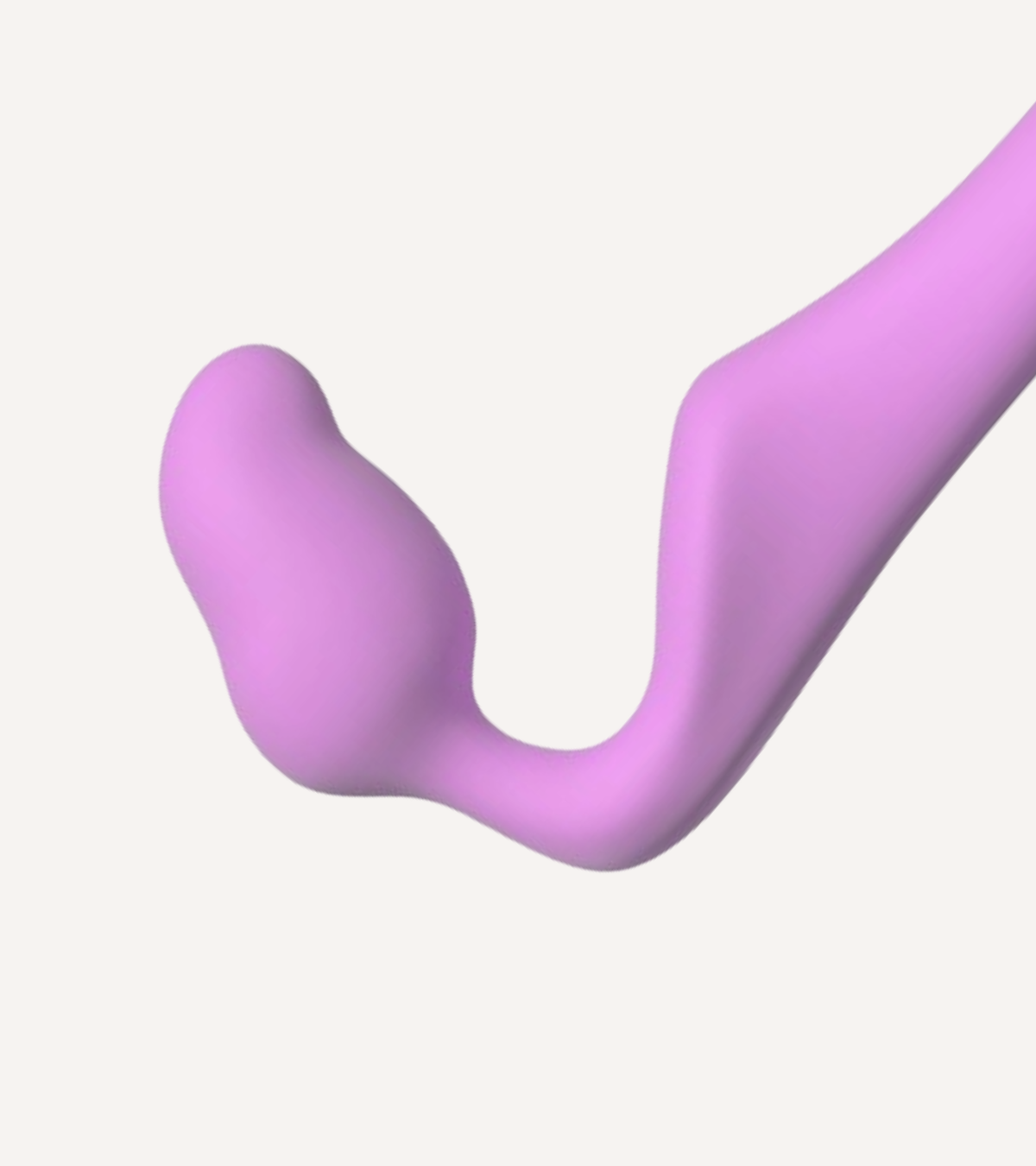 Queens Strap On Flexibel Rosa Storlek S