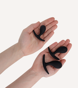 Set med Tre Buttplugs i Silikon