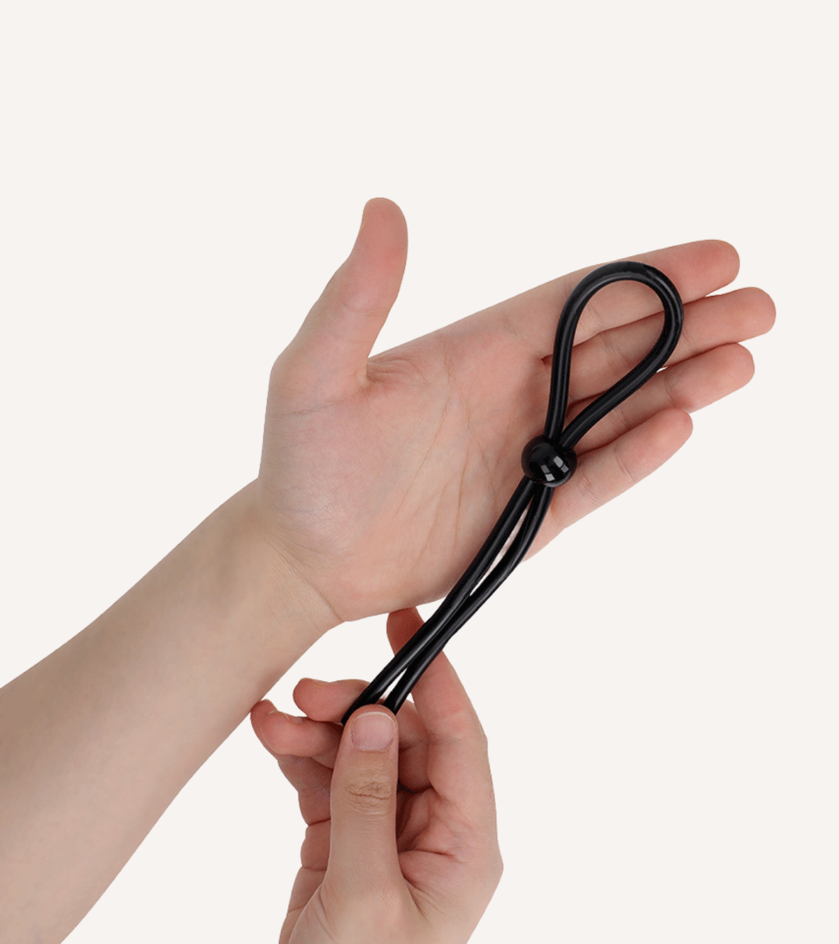 Silikonrep för Penis med Enkelögla