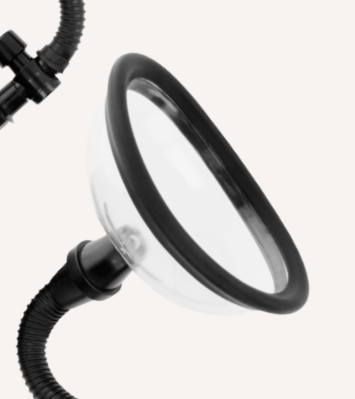 Vaginalpump med två utbytbara koppar