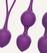 Vibrerande Knipkulor 3st Lila + Watchme Klocka