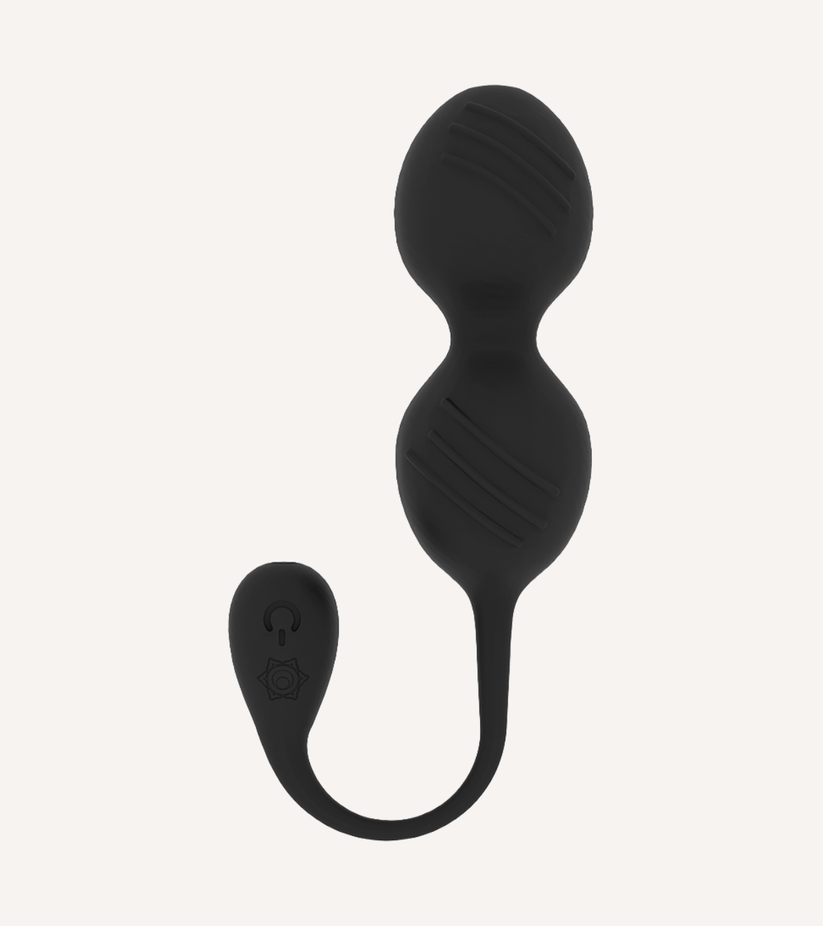Vibrerande Knipkulor Svart Uppladdningsbar