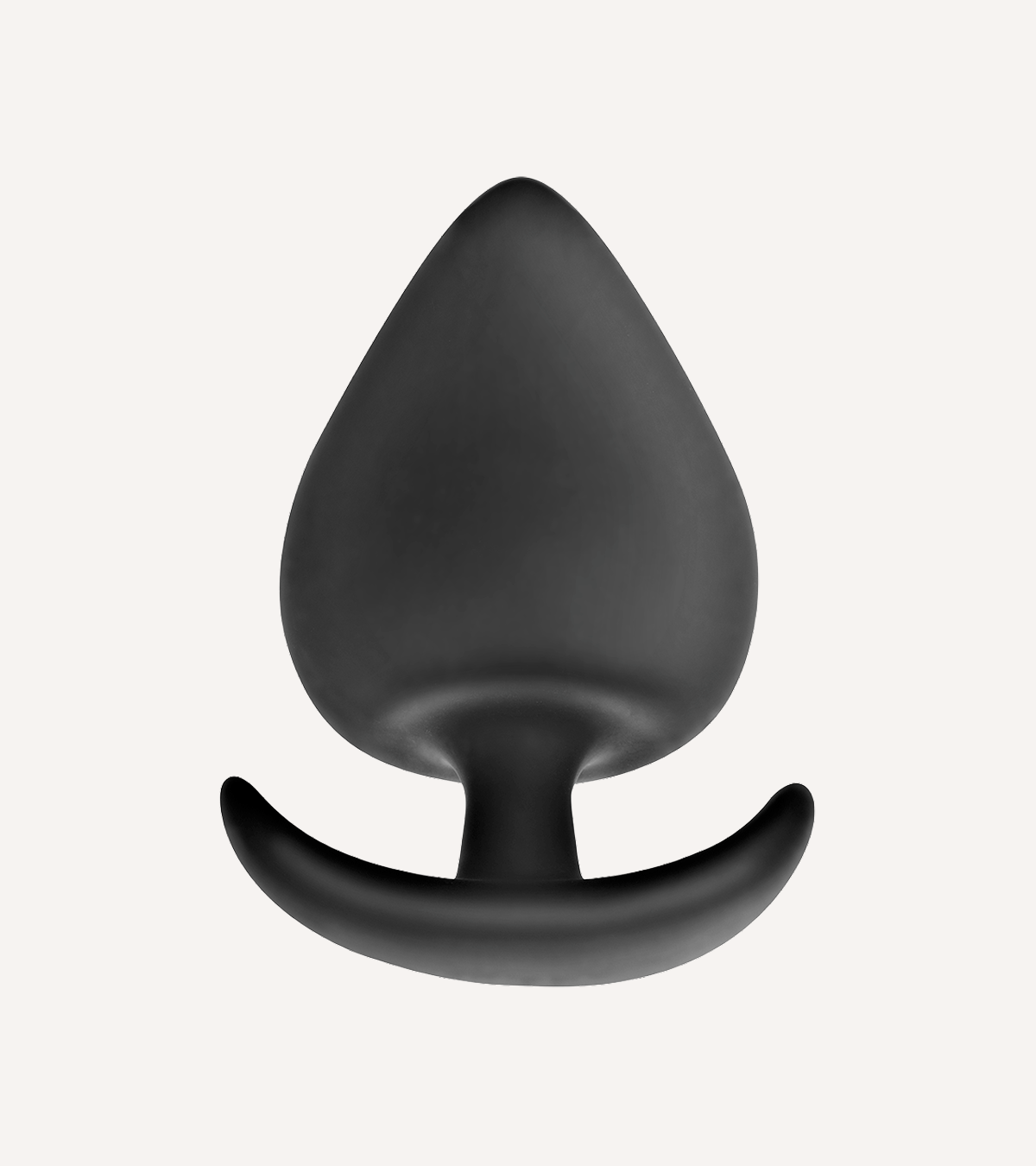 Buttplug i Silikon Svart S/M/L/XL/XXL