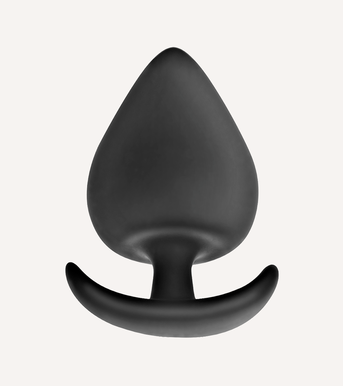 Buttplug i Silikon Svart S/M/L/XL/XXL
