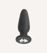 Buttplug i Silikon med Smycke S, M, L