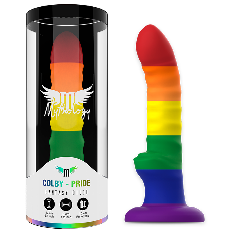 Dildo Colby Ribbad 17 cm
