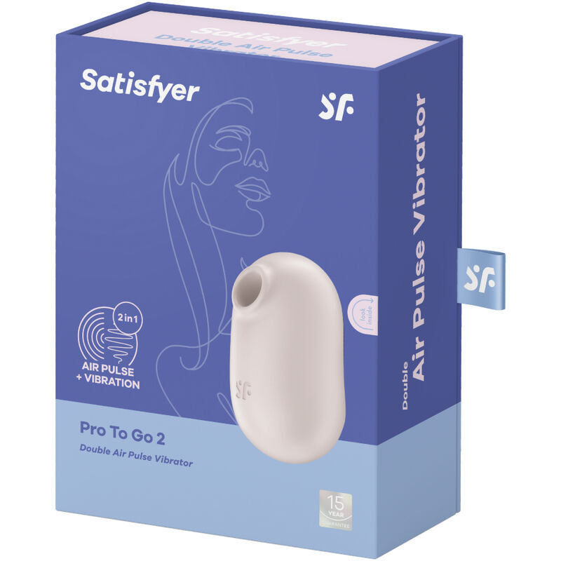 Lufttrycksvibrator 'Pro To Go 2' 2-i-1