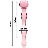 Dildo 'No. 13' i Borosilikatglas 18 cm