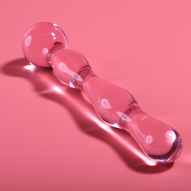 Dildo 'No. 13' i Borosilikatglas 18 cm