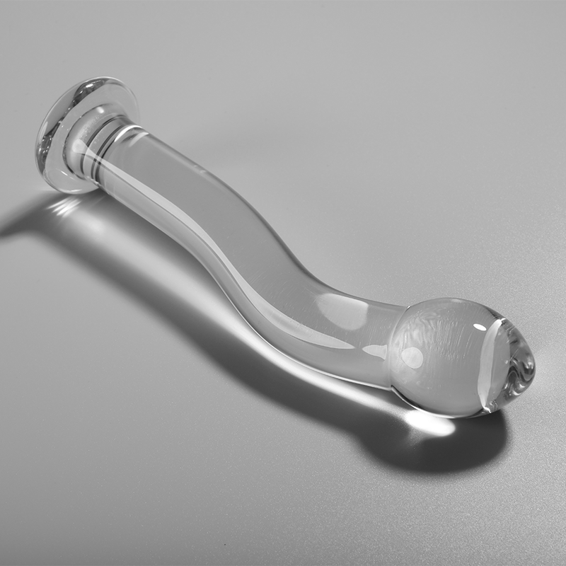 Dildo 'No. 18' i Borosilikatglas 18,5 cm