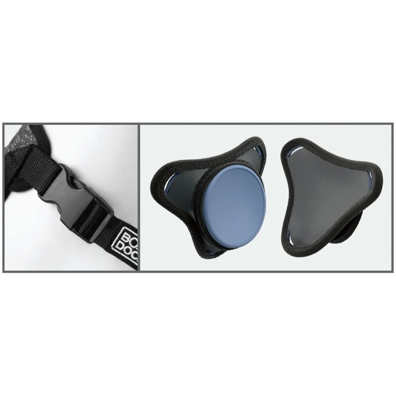 Strap-on Set Body Dock med Lila Dildo 14,6 cm