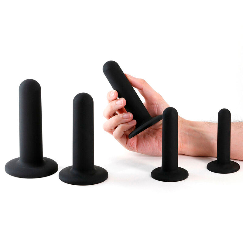 Vaginalt Dilatorset 5 Delar Svart