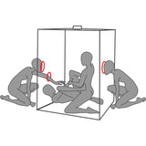 BDSM-Cabin 'L' med Handfängsel och Fläktar