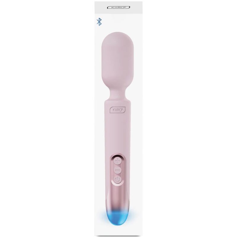 wand-vibrator med bluetooth-styrning och ljuseffekter