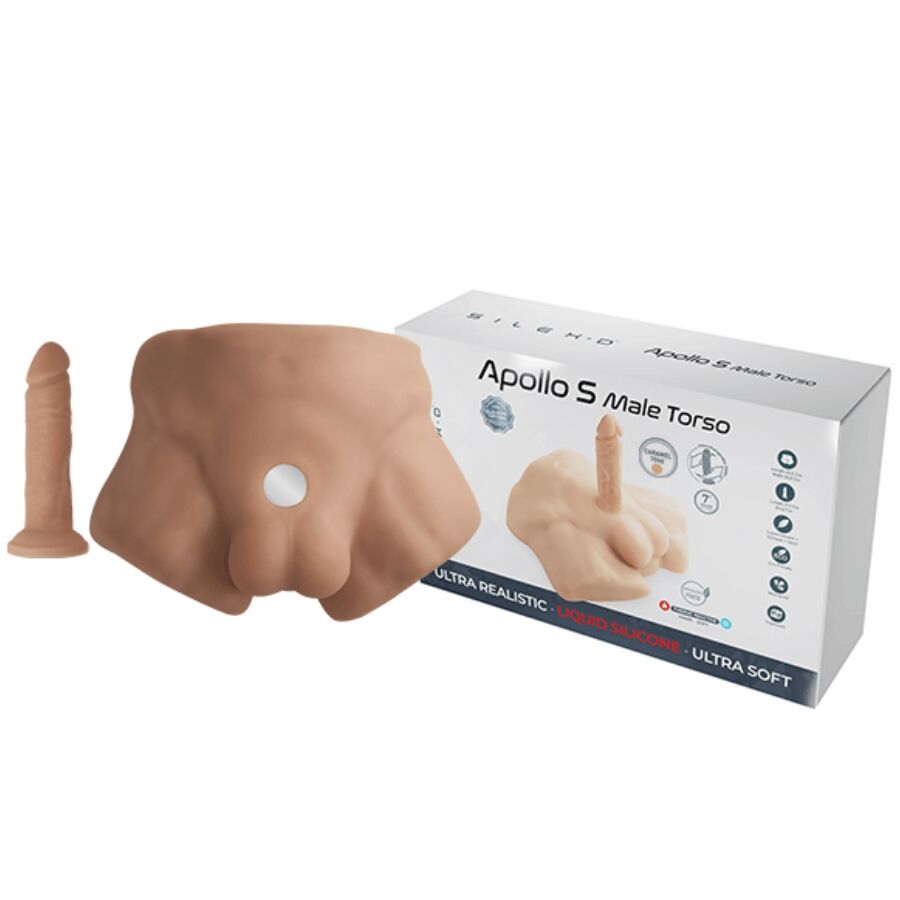 Masturbator 'Apollo S' Halvtorso Silexpan 23,5 cm