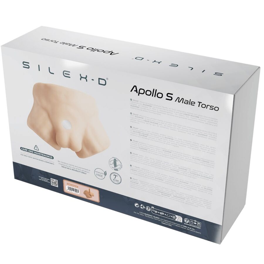 Masturbator 'Apollo S' Halvtorso Silexpan 23,5 cm