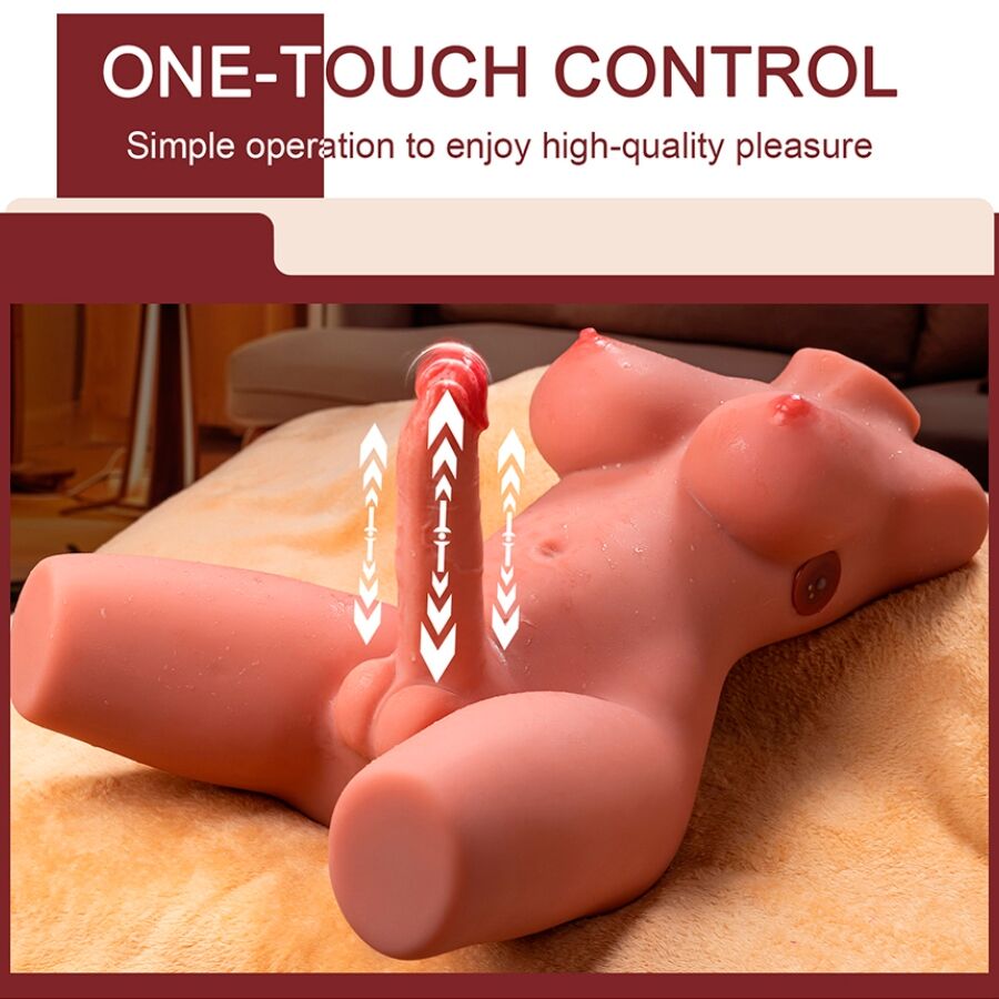 Masturbator 'Miah' Realistisk Torso Thrusting