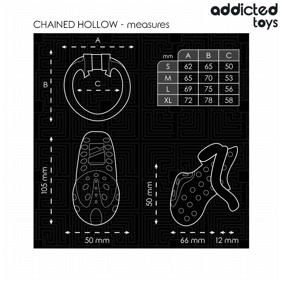 Penisbur Chained Hollow 10,5 cm