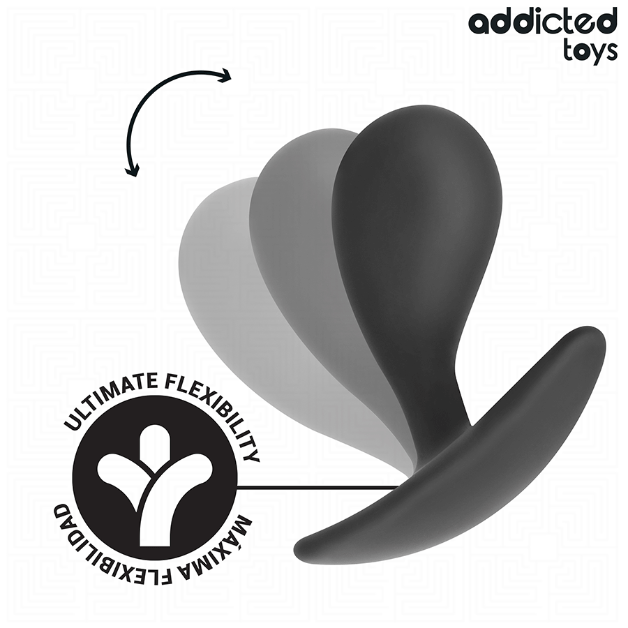 Set med Tre Buttplugs i Silikon