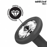 Set med Tre Buttplugs i Silikon med Smycke