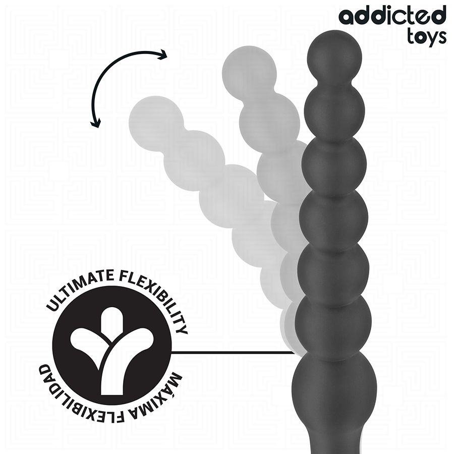 Analmassager Dubbel i Silikon 24 cm