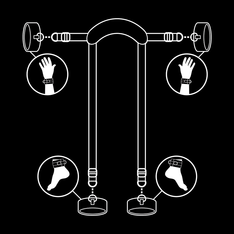 Kroppsbojor 'Master Position Set' Neopren