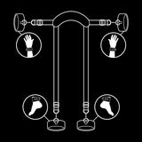 Kroppsbojor 'Master Position Set' Neopren