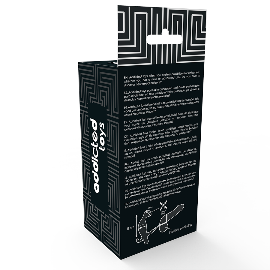 Buttplug Dubbel Penisring för Penis och Testiklar