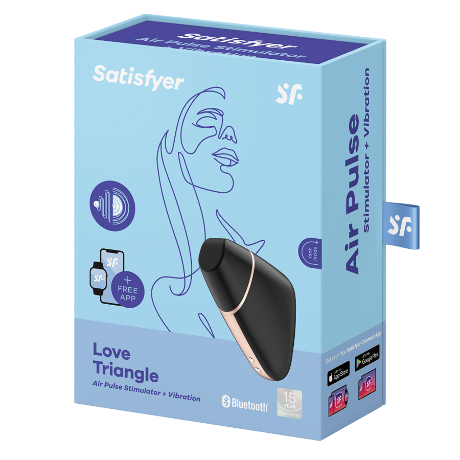 Lufttrycksvibrator 'Love Triangle' Appstyrd