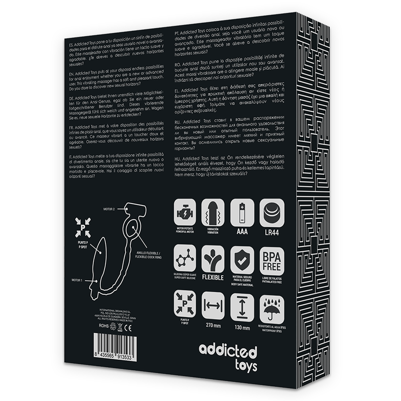 Buttplug med Vibrationsring