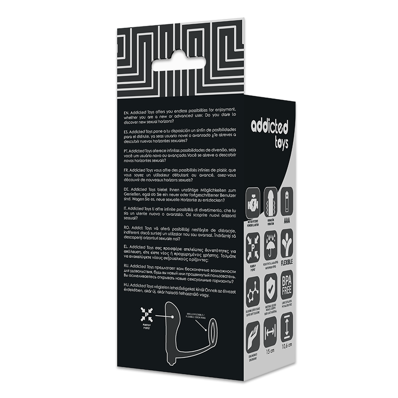 Buttplug med Vibration och Penisring