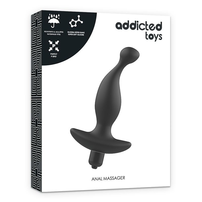 Analmassager med Vibration Variant 1 Svart