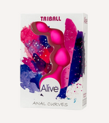 Analkulor Triball Rosa 3 Kulor Silikon Rosa